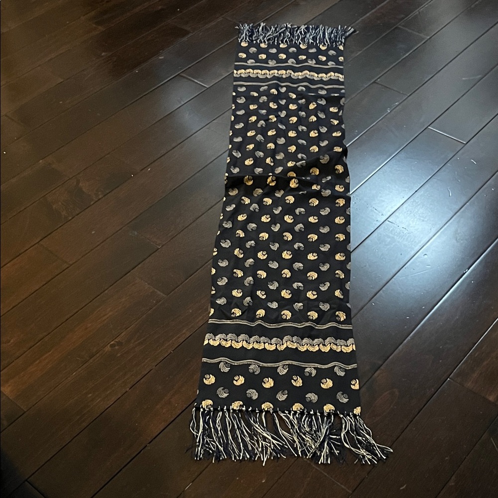 Polo by Ralph Lauren navy and cream Scarf